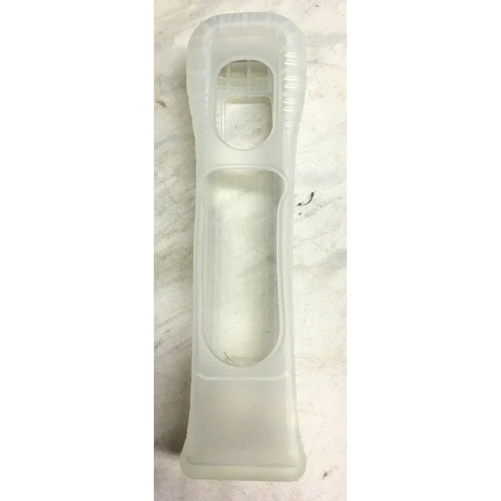 Nintendo Wii Lot of 6 Control Cover Case Silicone Clear Black RVL-022, RVL-027
